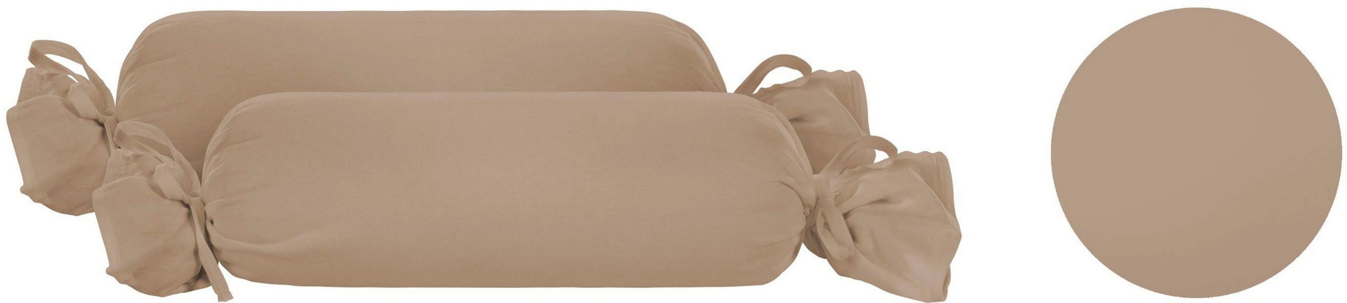 Biberna Nackenrollenbezug Michi, (2 Stück), Jersey günstig online kaufen