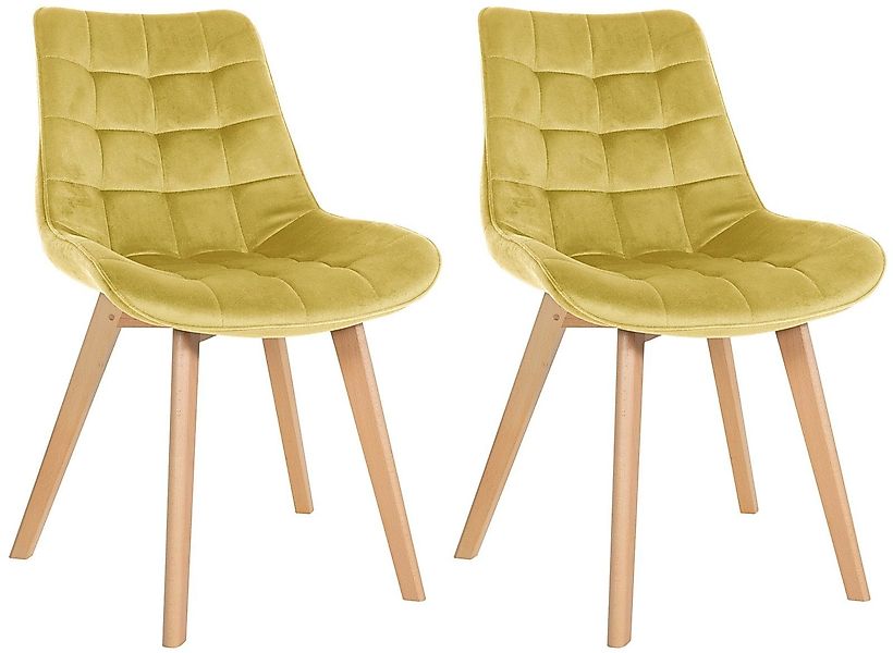 CLP Esszimmerstuhl Brook (2er Set), Vierfußgestell günstig online kaufen
