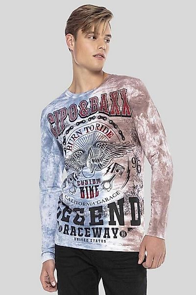 Cipo & Baxx T-Shirt Sweatshirts mit coolem Print günstig online kaufen