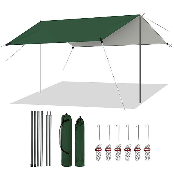 Woltu Tarp-Zelt, (1 tlg), Zeltplane Wasserdicht, günstig online kaufen