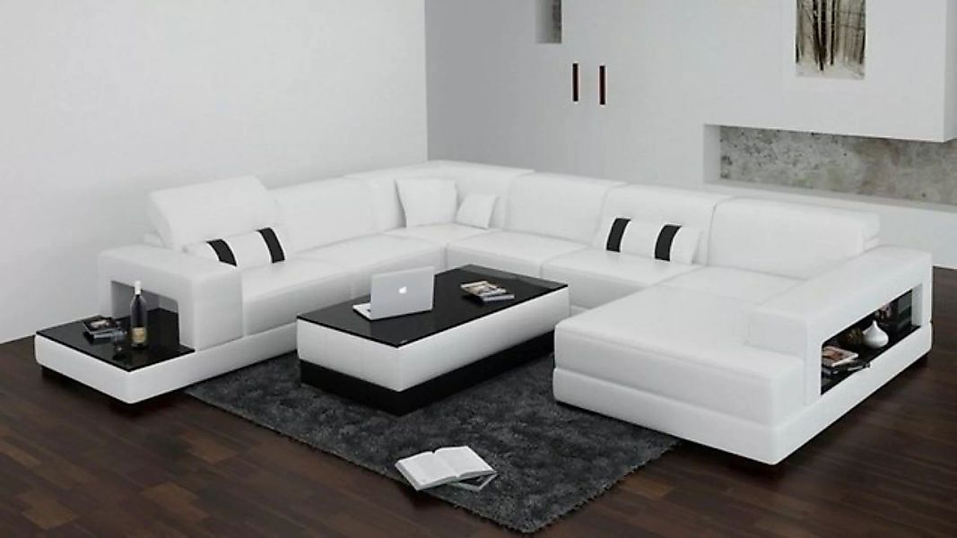 JVmoebel Ecksofa, Luxus Couchen Leder Neu Sofa Sitz Eck Garnitur Polster Ec günstig online kaufen
