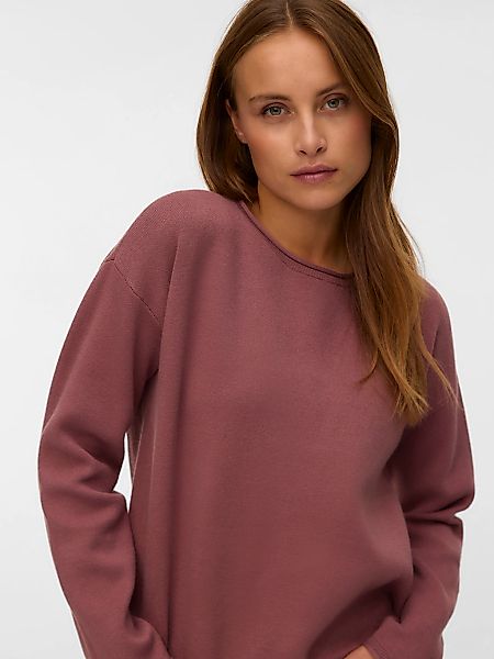 Vero Moda Strickpullover "VMGOLD ROLL LS O-NECK PULLOVER GA" günstig online kaufen