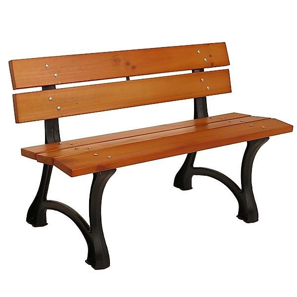 PROREGAL Gartenbank 78x125x59cm Sitzhöhe 46cm 125cm Teak günstig online kaufen