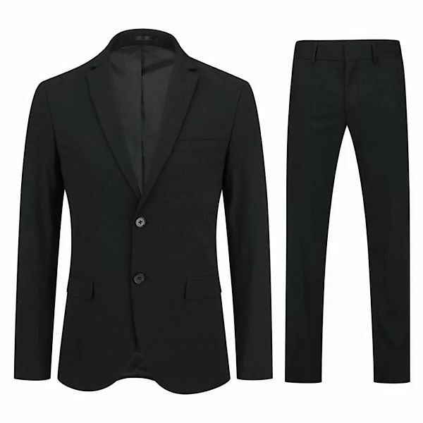 Allthemen Anzug (2 tlg, Sakko & Hose) Herren Businessanzug Slim Fit Herrena günstig online kaufen