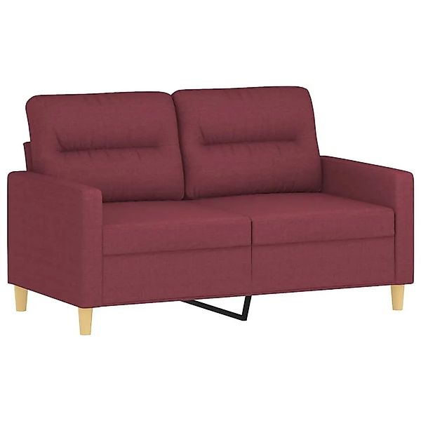 vidaXL 2-Sitzer-Sofa Weinrot 120 cm Stoff 359233 günstig online kaufen