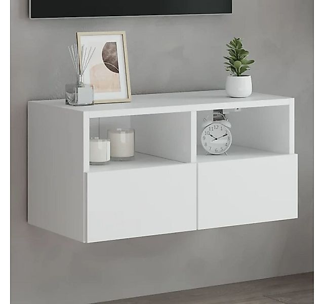 vidaXL TV-Schrank TV-Wandschrank Weiß 60x30x30 cm Spanplatte günstig online kaufen