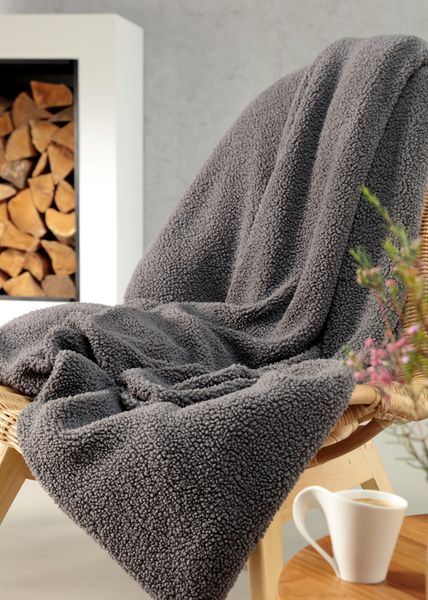Biederlack Wohndecke "Teddy" besonders kuschelig und anschmiegsam günstig online kaufen