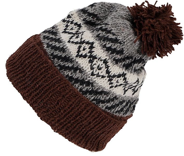 Guru-Shop Strickmütze Bommelmütze aus Nepal, Mütze aus Schurwolle,.. günstig online kaufen