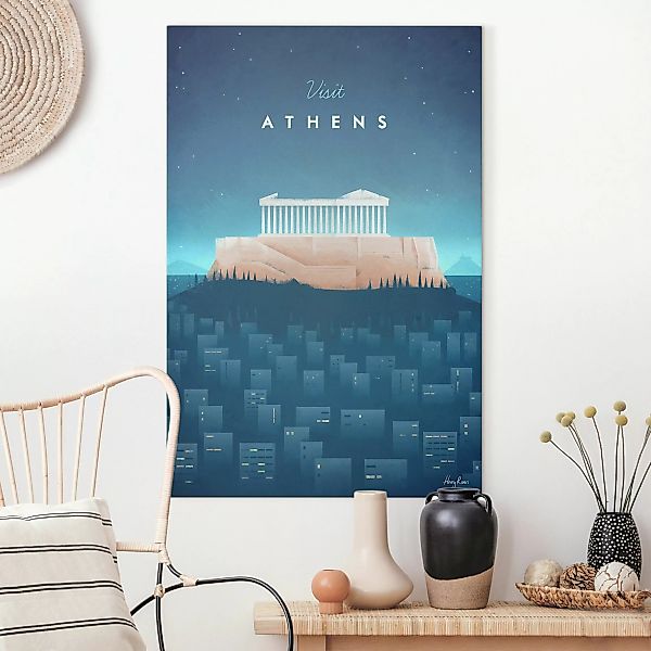 Leinwandbild Reiseposter - Athen günstig online kaufen