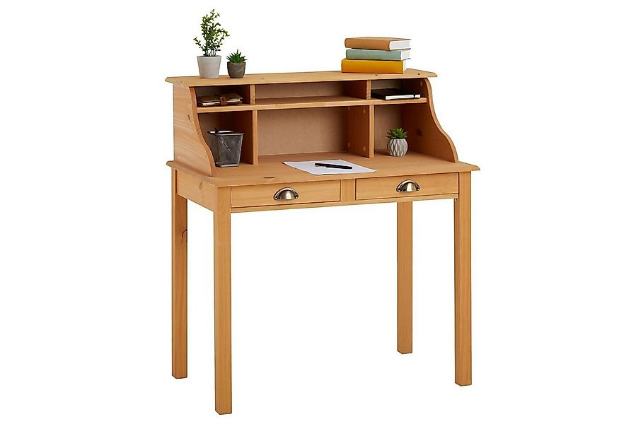 IDIMEX Sekretär MARLENE, Schreibtisch mit 2 Schubladen & Fächern Landhausl günstig online kaufen