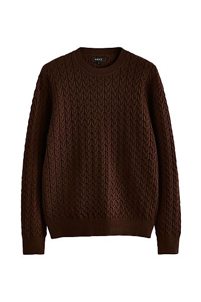 Next Rundhalspullover Regular Fit Strickpullover mit günstig online kaufen