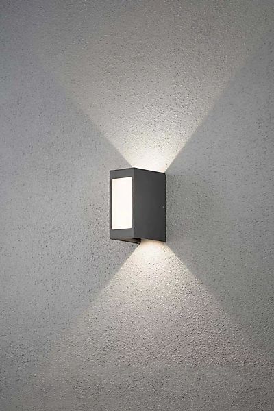 Gnosjö Konstsmide AL LED-Wandleuchte anthrazit 7992-370 günstig online kaufen