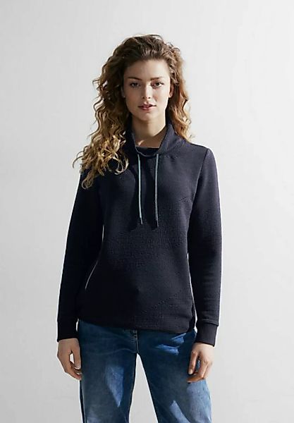 Cecil Sweatshirt mit elastischem Materialmix günstig online kaufen