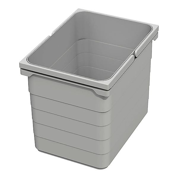 Ninka Eins2vier Abfallsammler Mülleimer 15L 250 x 306 x 230 mm Alugrau 5078 günstig online kaufen