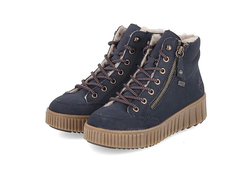 Rieker Rieker Y6104-14 Damen Synthetik blau Winterstiefel günstig online kaufen
