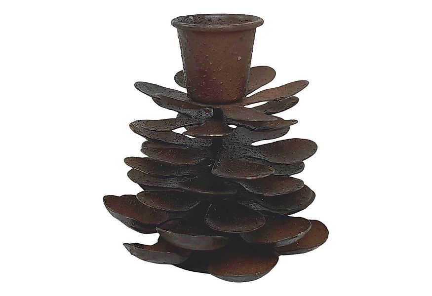 FTWdesign Kerzenhalter Tannenzapfen Kerzenhalter aus Metall günstig online kaufen