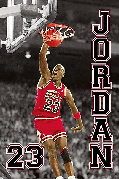 Close Up Poster Michael Jordan Poster 23 61 x 91,5 cm günstig online kaufen