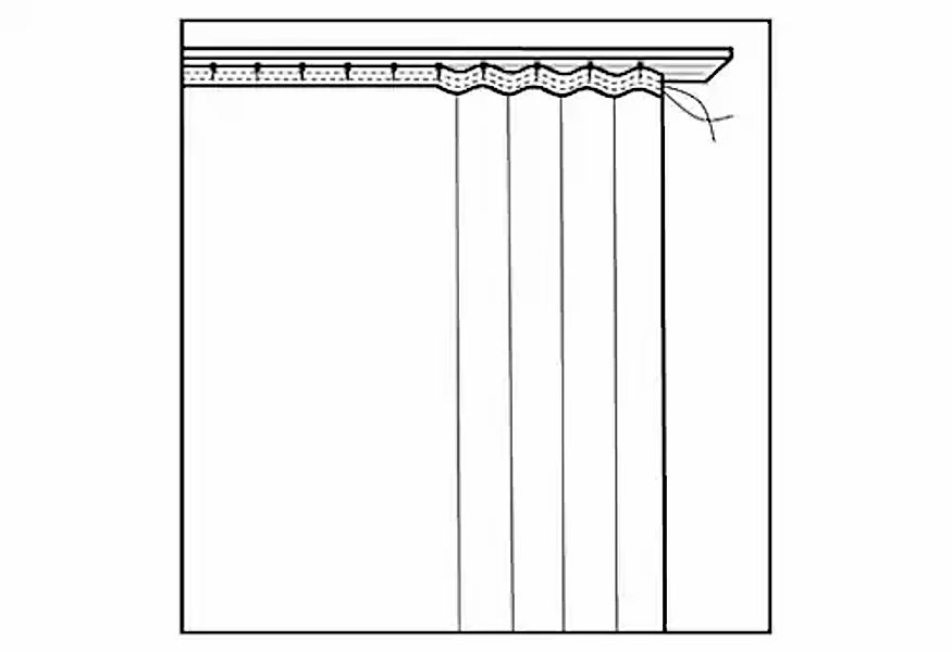 my home Gardine Tanaro, Kräuselband (2 günstig online kaufen