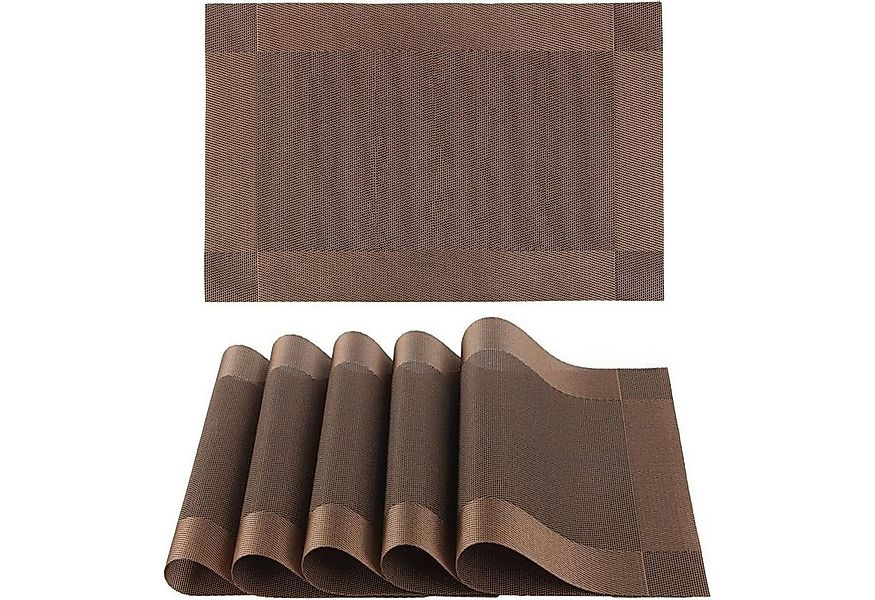 REDOM Platzset 6er Set Tischuntersetzer Tischset 30x45 cm, (Tischmatte Esst günstig online kaufen