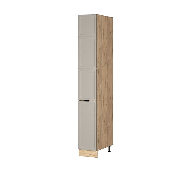 Vicco Hochschrank Fame-Line, GrauBeige/Goldkraft Eiche, 30 günstig online kaufen