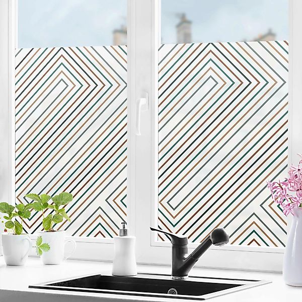 Fensterfolie Symmetrische Geometrie Dijon günstig online kaufen