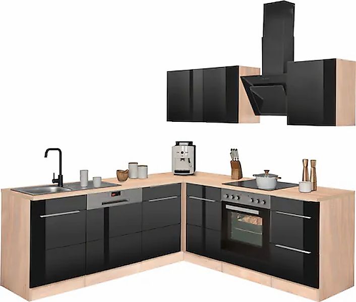 KOCHSTATION Winkelküche KS-Brindisi, Stellbreite 220/220 cm, günstig online kaufen