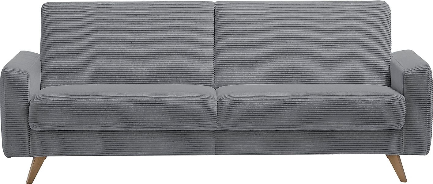 exxpo - sofa fashion 3-Sitzer "Samso, elegant und bequem, aktueller Cord Be günstig online kaufen