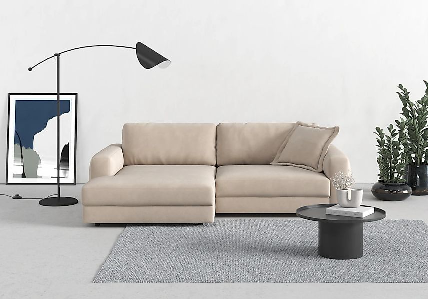 TRENDMANUFAKTUR Ecksofa "Bourbon" mit extra hohem Sitzkomfort, auch in Cord günstig online kaufen