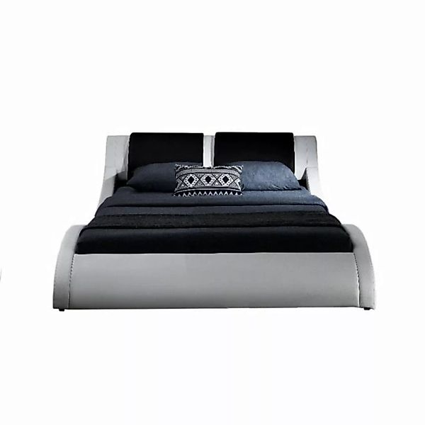 HTI-Living Bett 90 x 200 cm Peer schwarz/weiß günstig online kaufen