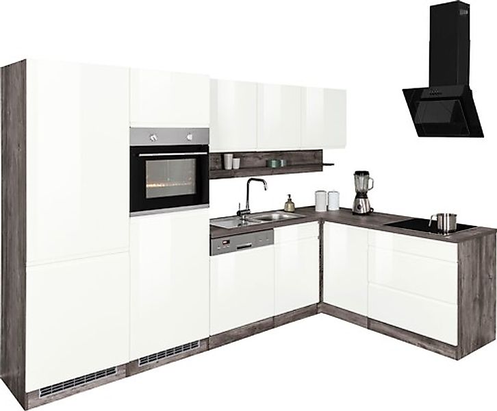 KOCHSTATION Winkelküche "KS-Virginia", Stellbreite 290/190 cm cm, wahlweise günstig online kaufen