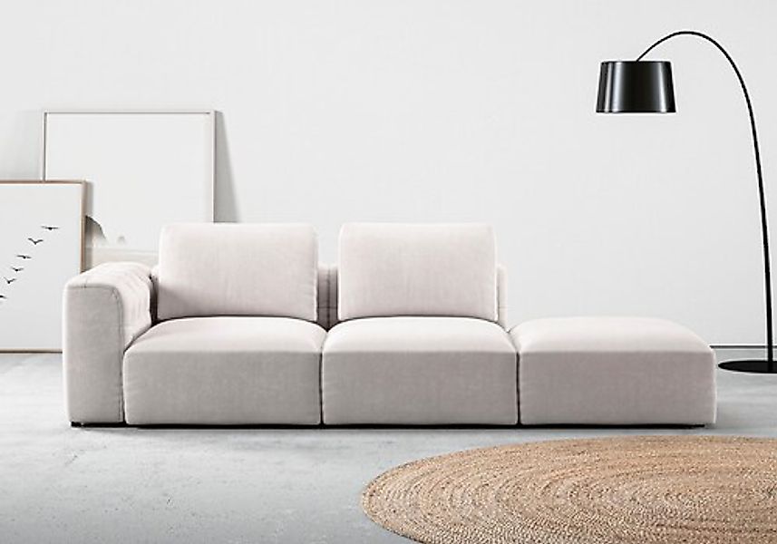 Home affaire Chaiselongue »Cushid« Modul-Sofa, bestehend aus 2-Sitzer und H günstig online kaufen