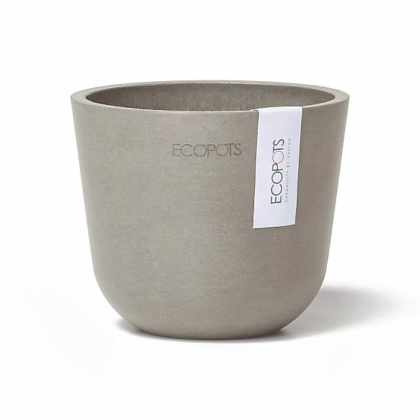 ECOPOTS Blumentopf Oslo Mini 11,5 Taupe, günstig online kaufen