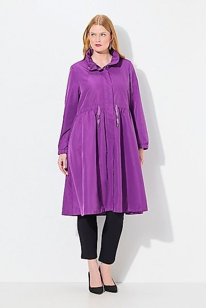 Ulla Popken Wintermantel Mantel wasserabweisend Kapuze 2-Wege-Zipper günstig online kaufen