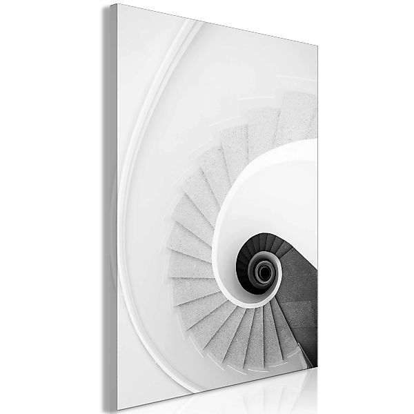 Wandbild - White Stairs (1 Part) Vertical günstig online kaufen