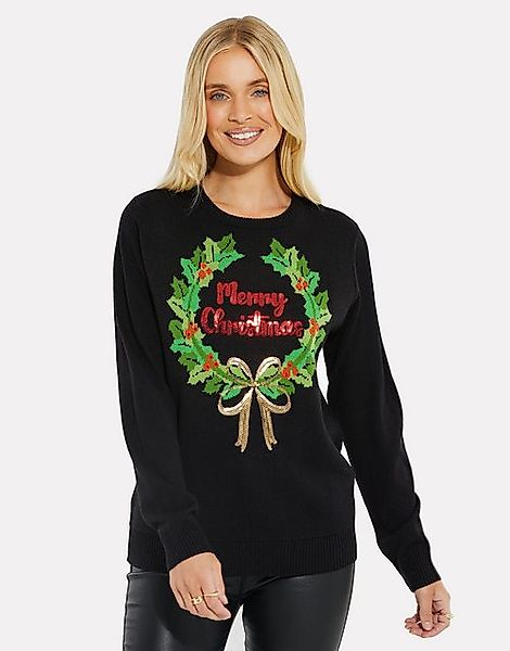 Threadbare Rundhalspullover im weihnachtlichen Design günstig online kaufen