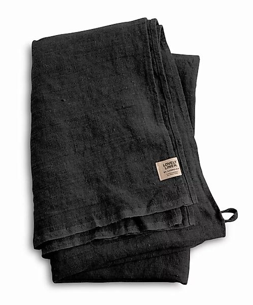 Lovely Linen Handtücher Lovely Strandtuch darkgrey 145 x 200 cm (1 Stück) ( günstig online kaufen
