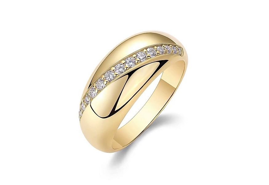 ROUGEMONT Siegelring Extravaganter Moissanit Damen Ring mit Echtheitszertif günstig online kaufen