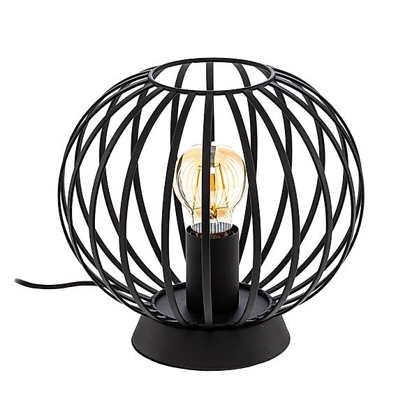 Lindby Tischlampe Maivi 10012911 Modern in Schwarz aus Metall 1-flammig E27 günstig online kaufen