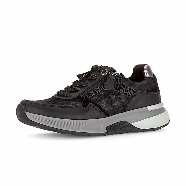 Gabor Sneaker "Sneaker low Materialmix Leder/Lederimitat" günstig online kaufen