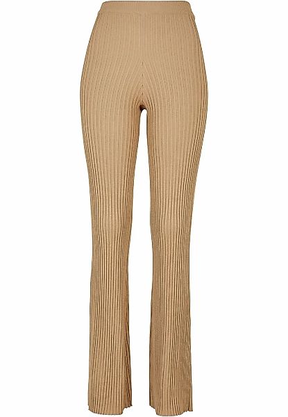 URBAN CLASSICS Leggings "Urban Classics Damen Ladies Flared Rib Knit Leggin günstig online kaufen
