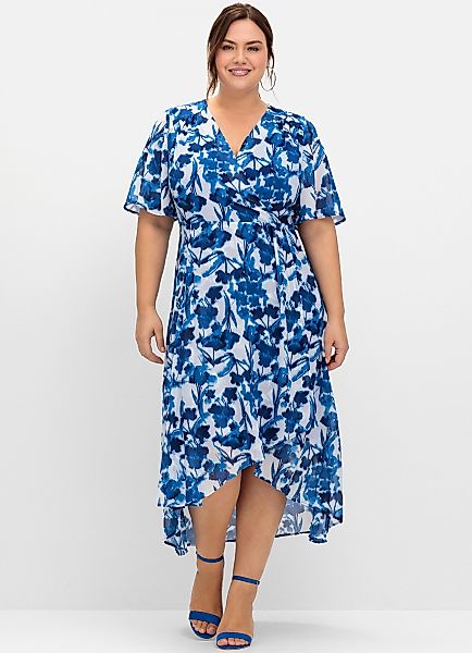 Sheego Etuikleid Chiffonkleid günstig online kaufen