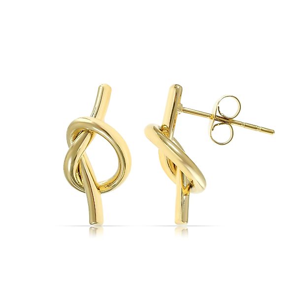 Made by Nami Ohrstecker-Set Knoten Gold günstig online kaufen