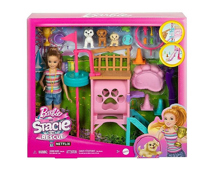 Mattel® Stehpuppe Mattel HRM10 - Barbie - Stacie - Hündchenspielplatz-Spiel günstig online kaufen