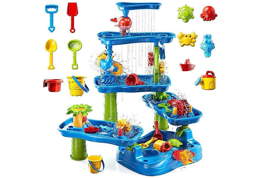 TEMI Spieltisch Wassertisch im Freien Spielzeug Kinder Beach Spielzeug, (Se günstig online kaufen