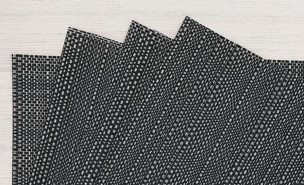 KHG Platzmatte   ¦ schwarz ¦ Maße (cm): B: 34 Tischwäsche & Küchentextilien günstig online kaufen
