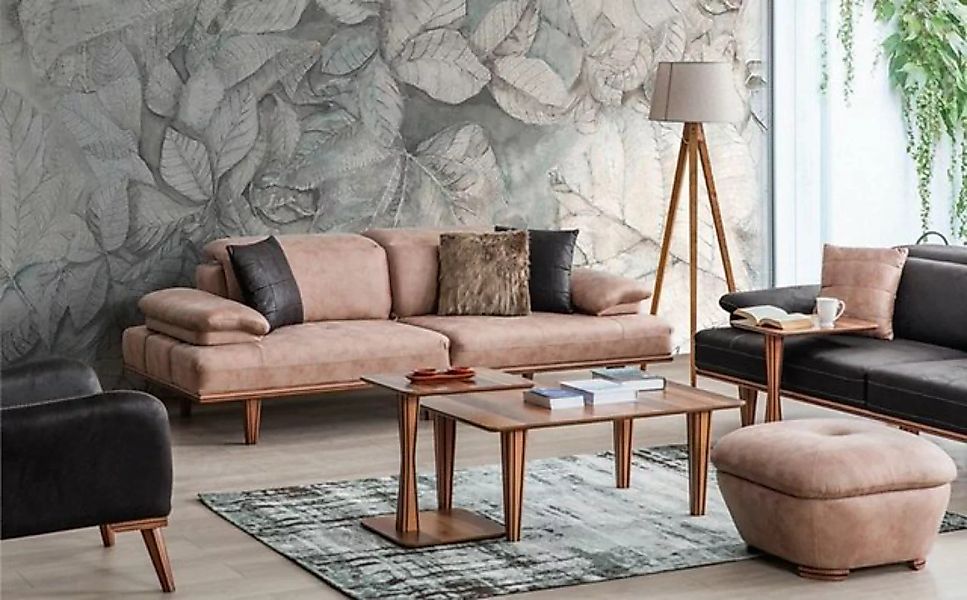 JVmoebel Sofa Dreisitzer Couch Polster Möbel Multifunktion Couchen Polster günstig online kaufen