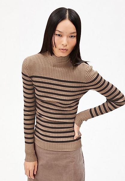 Armedangels Strickpullover ALAANIA PLACED STRIPES Damen Slim Fit aus Bio-Ba günstig online kaufen