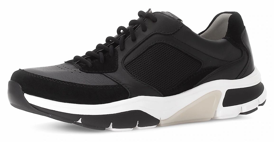 Gabor Rollingsoft Keilsneaker, Freizeitschuh, Halbschuh, Schnürschuh mit Lo günstig online kaufen