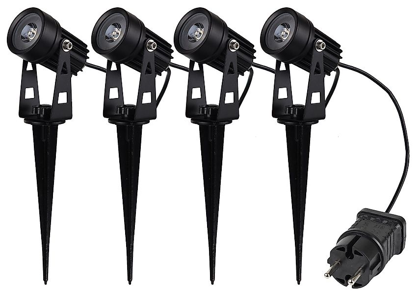 ChiliTec LED Gartenleuchte ChiliTec Gartenleuchten Set günstig online kaufen