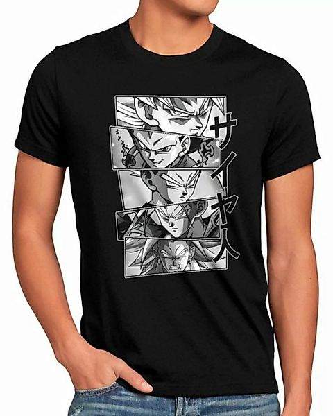 style3 Print-Shirt Herren T-Shirt Saiyan Heroes super dragonball z gt songo günstig online kaufen